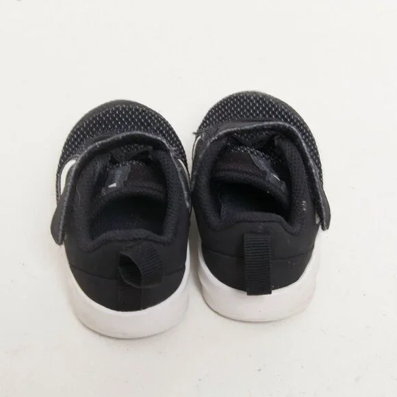 Nike Baby Boy Shoes Size 5C – Black Mesh Sneakers with Velcro Strap – Toddler - Picture 2 of 5